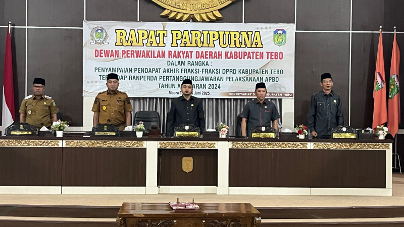 Paripurna DPRD Tebo