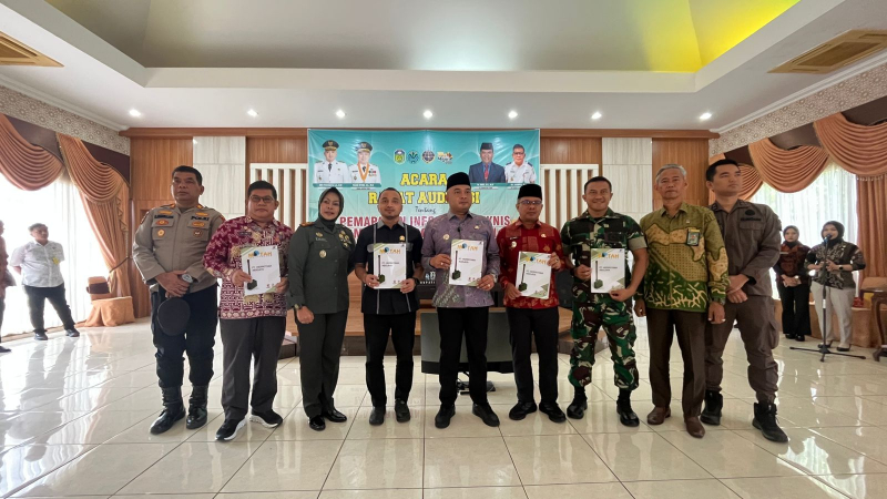 Ketua DPRD Tebo, Khalis Mustiko menghadiri Rapat Audiensi Pemaparan Informasi Tekhnis Mesin Pengolahan Sampah.