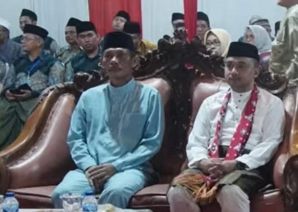 Ketua DPRD Tebo Saat Menghadiri Pembukaan MTQ Tingkat Kecamatan Serai Serumpun