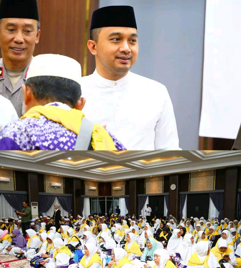 Ketua DPRD Tebo Menyambut Kepulangan Jemaah Haji Asal Tebo