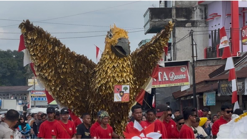 Kemeriahan Pawai Hut RI Kecamatan Tebo Ilir